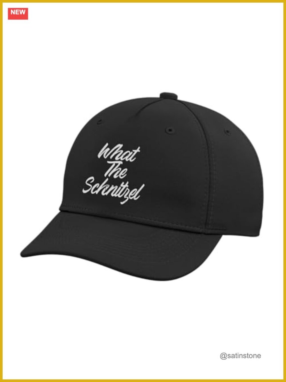 Oktoberfest Funny Schnitzel Adjustable Baseball Hat Costume